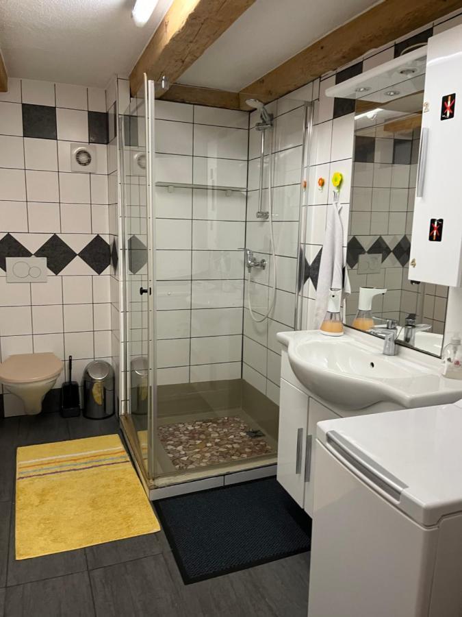 Chambre Papillon Avec Acces Terasse La Neuveville Exteriér fotografie